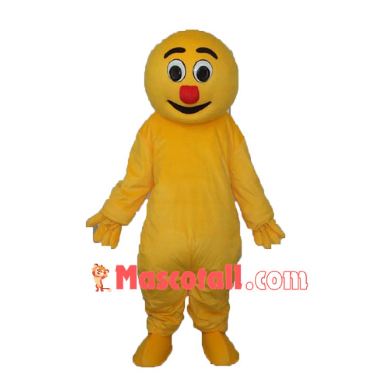 Yellow Monster Mascot Adult Costume