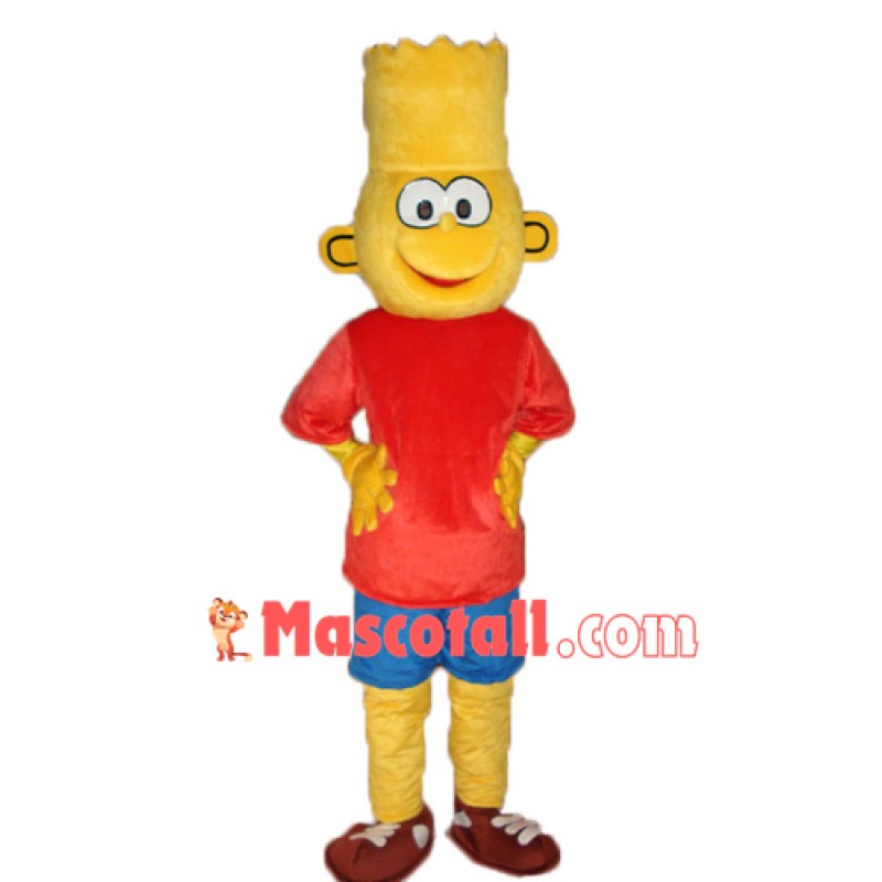 Bart Simpson Mascot Adult Costume