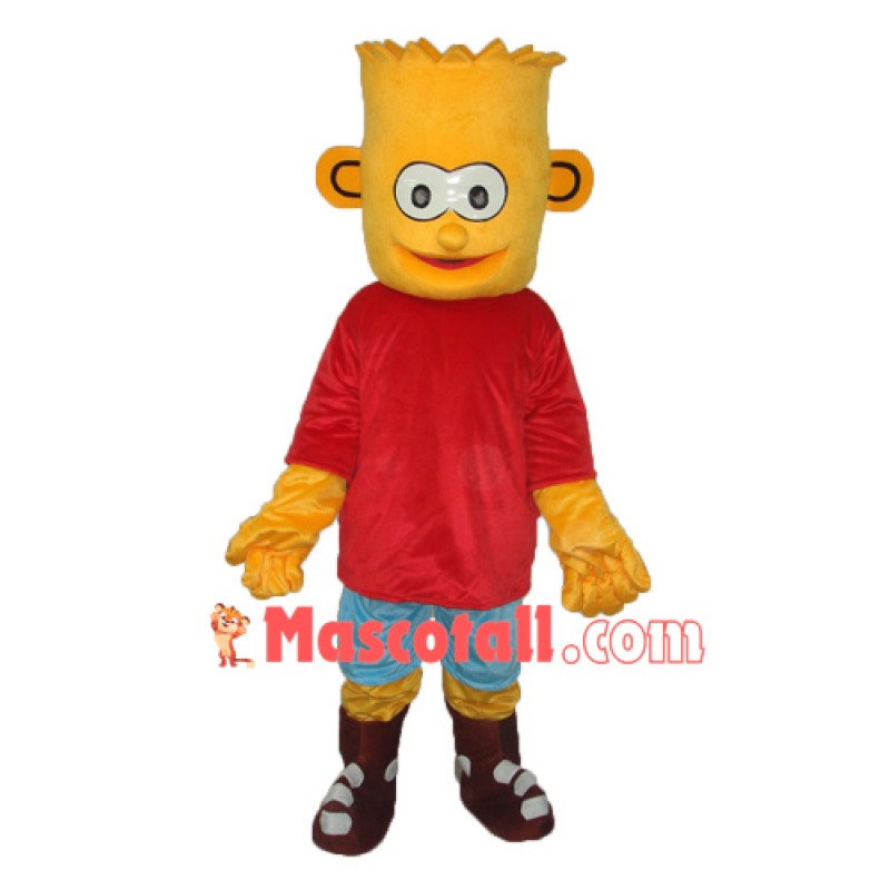 Bart Simpson Son Mascot Adult Costume