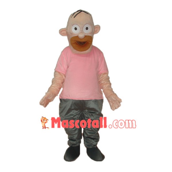 Homer Simpson Mascot Adult Costume