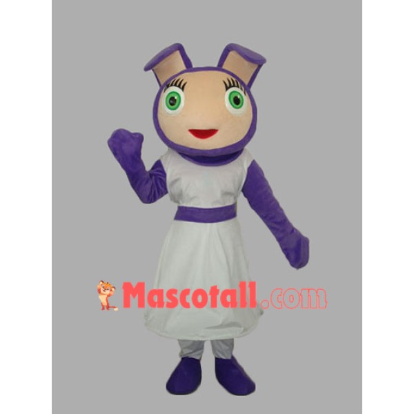 PurpleGirl Adult Mascot Costume