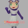 PurpleGirl Adult Mascot Costume