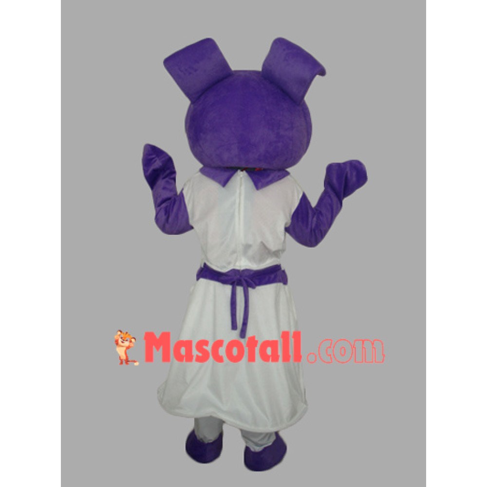 PurpleGirl Adult Mascot Costume