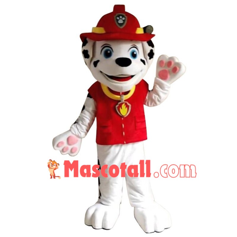 Red Paw Patrol Marshall Cartoon Mascot Costume Free Shipping