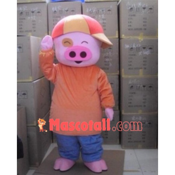 Pig Mascot Costume Mcdull Cartoon Free Shipping
