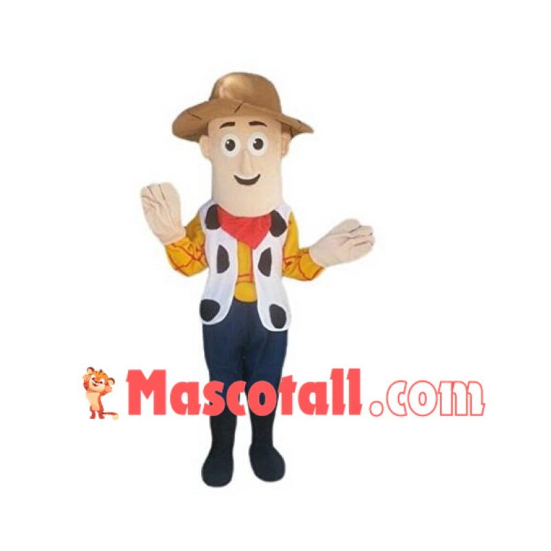 High Quality Cowboy Woody Mascot Costume
