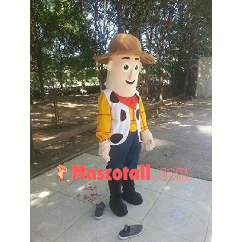 High Quality Cowboy Woody Mascot Costume