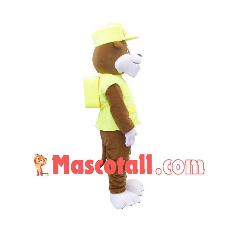 High Quality Paw Patrol Rubble Dog Mascot Costume