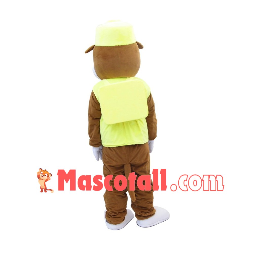 High Quality Paw Patrol Rubble Dog Mascot Costume