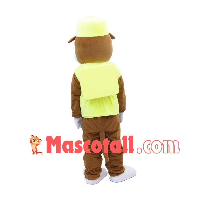 High Quality Paw Patrol Rubble Dog Mascot Costume