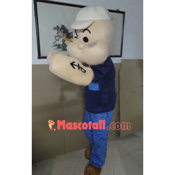 High Quality Popeye Mascot Costume