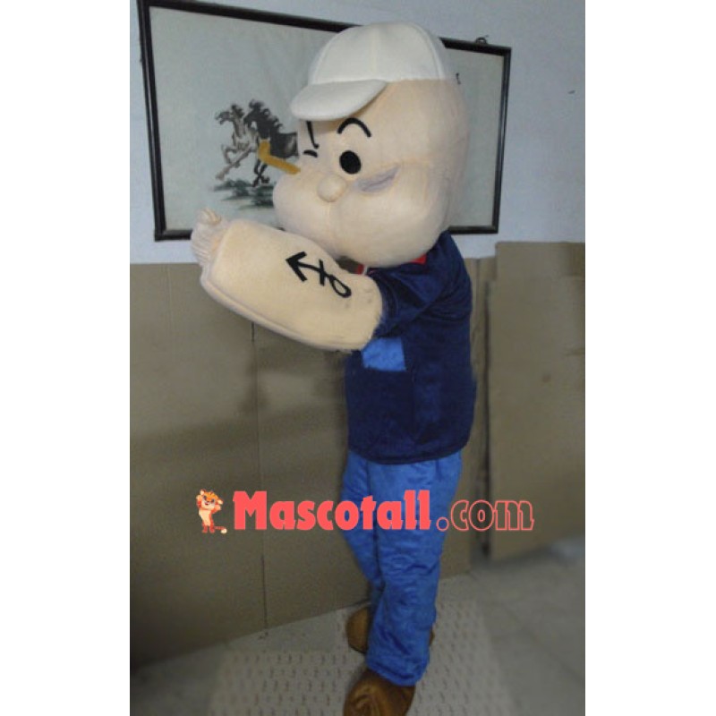 High Quality Popeye Mascot Costume