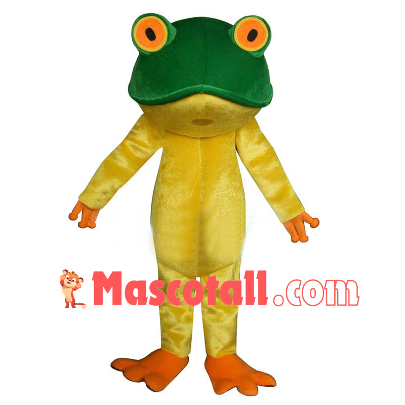 Frog New Professional Green Frog Adult Mascot Costume