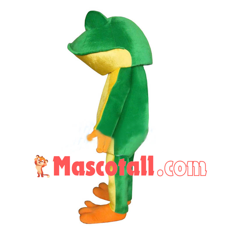Frog New Professional Green Frog Adult Mascot Costume