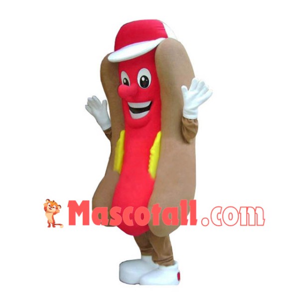 Hot Dog Fast Food Advertising Restaurant Mascot Costume