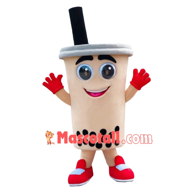 Milk Tea Mascot Costume