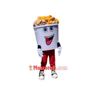 Superb Popcorn Mascot Costume