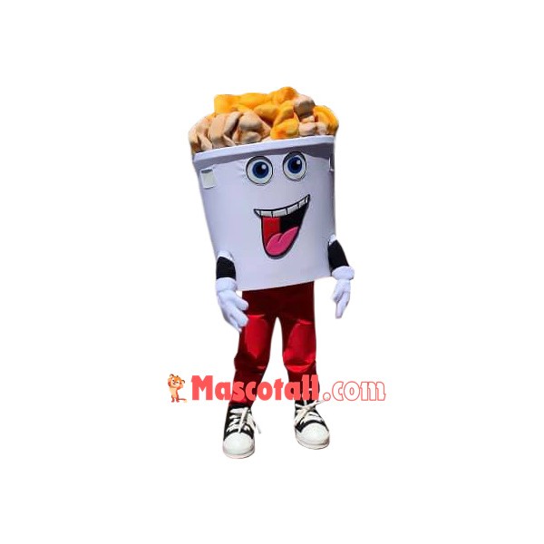 Superb Popcorn Mascot Costume
