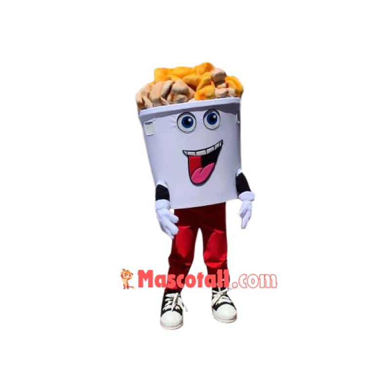 Superb Popcorn Mascot Costume
