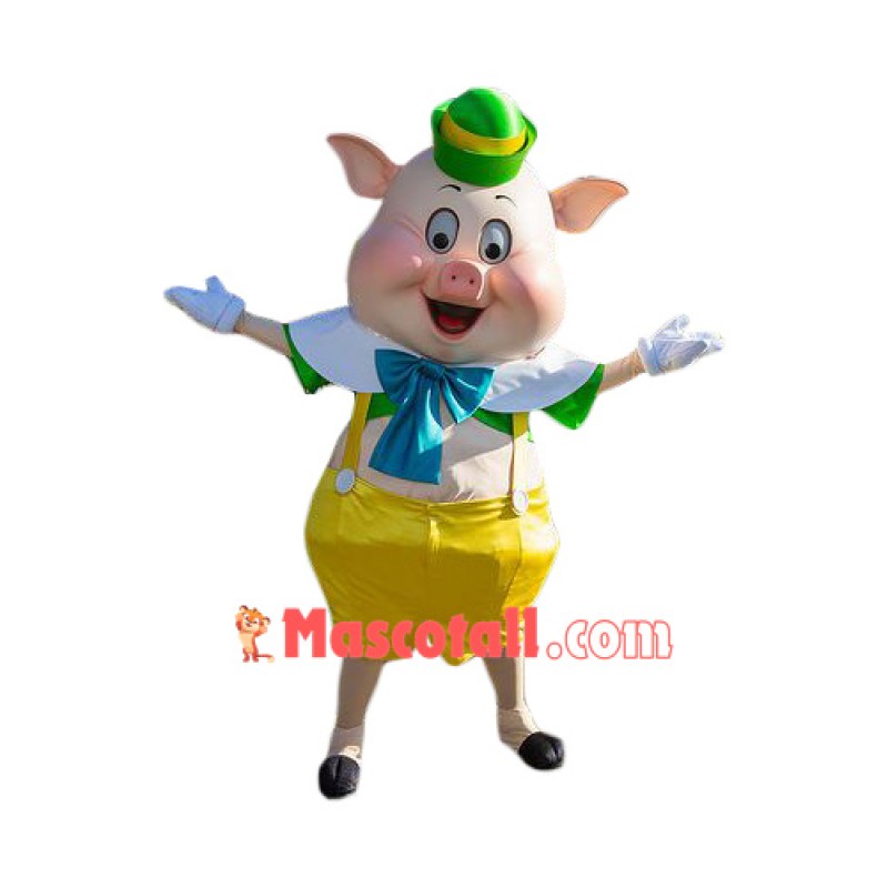 Fiddler Pig Mascot Costume