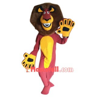 Affordable Alex the Lion Mascot Costume