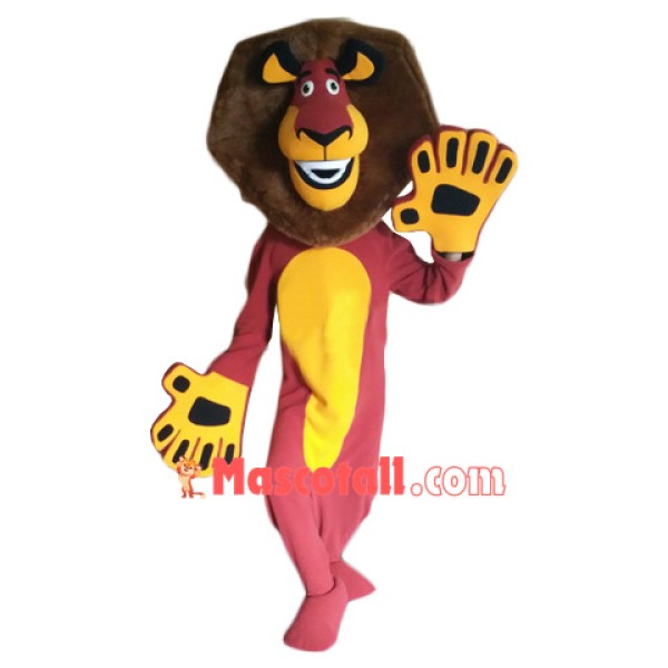 Affordable Alex the Lion Mascot Costume