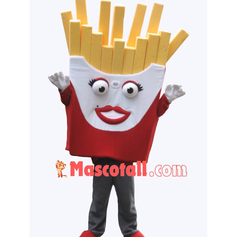 Cute French Fries Mascot Costume