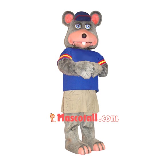 Superb Chuck E Cheese Mascot Costume