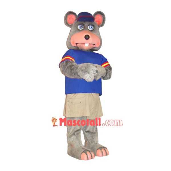 Superb Chuck E Cheese Mascot Costume