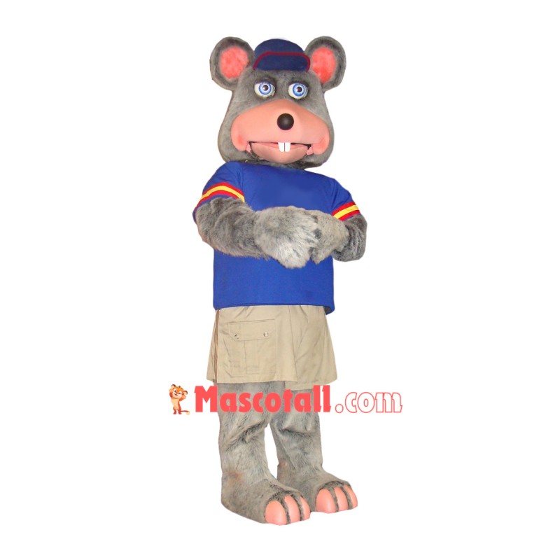 Superb Chuck E Cheese Mascot Costume