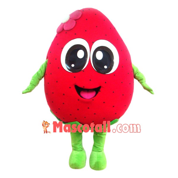 Superb Strawberry Mascot Costume
