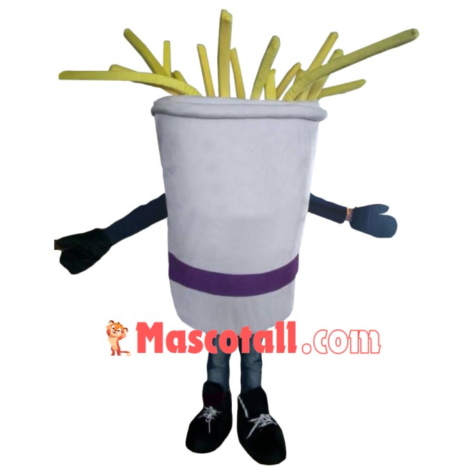 Cola Fries Mascot Costume