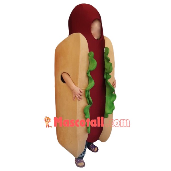 Superb Hot Dog Mascot Costume