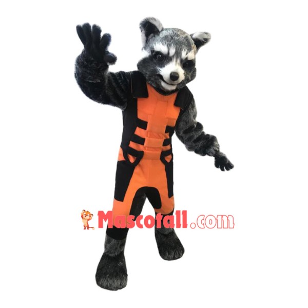 Rocket Raccoon Mascot Costume