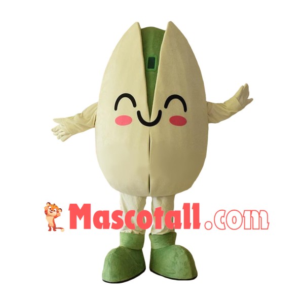 Friendly Pistachio Mascot Costume