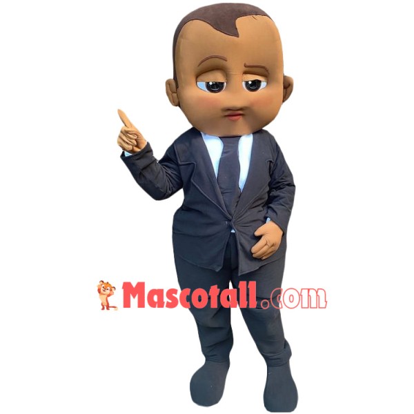 Superb Lightweight Boss Boy Mascot Costume