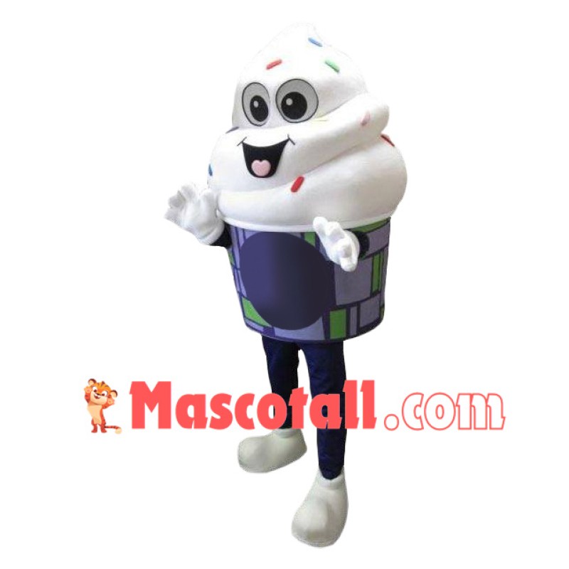 Milk Ice Cream Mascot Costume
