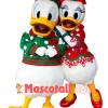 Christmas Donald Duck & Daisy Duck Mascot Costume