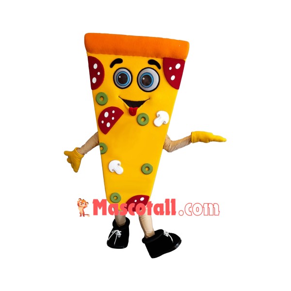 Friendly Lightweight Pizza Mascot Costume