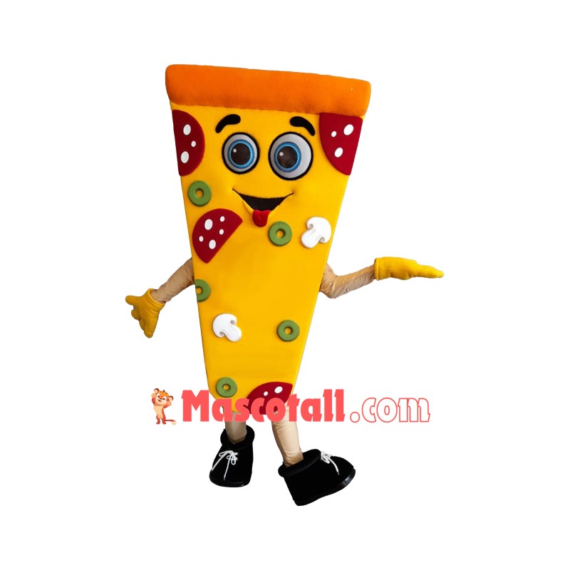 Friendly Lightweight Pizza Mascot Costume
