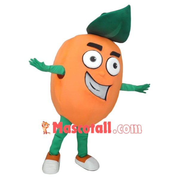 Superb Orange Mascot Costume