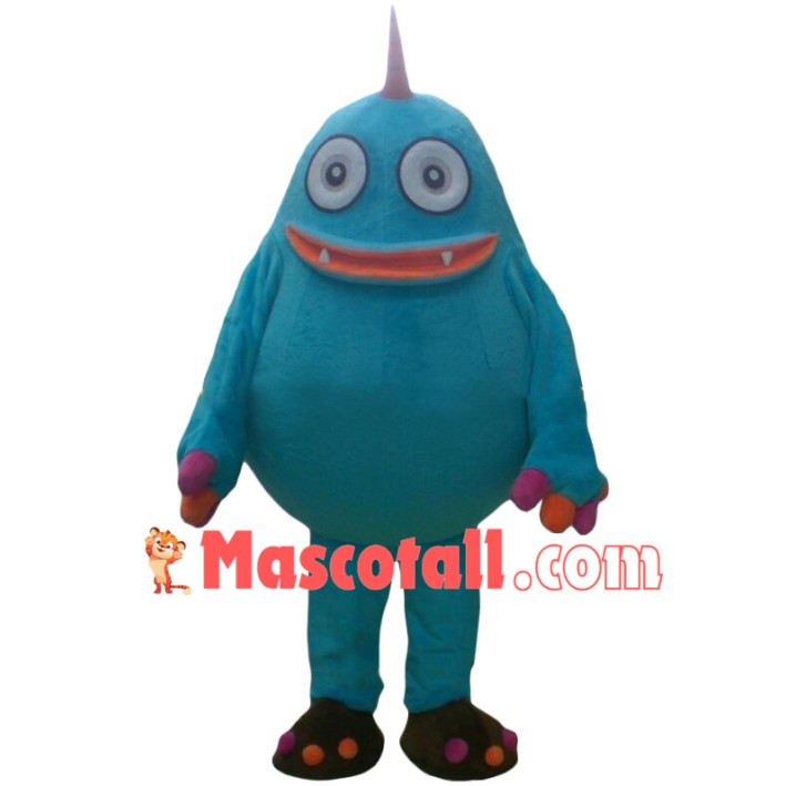 Blue Snow Monster Mascot Costume