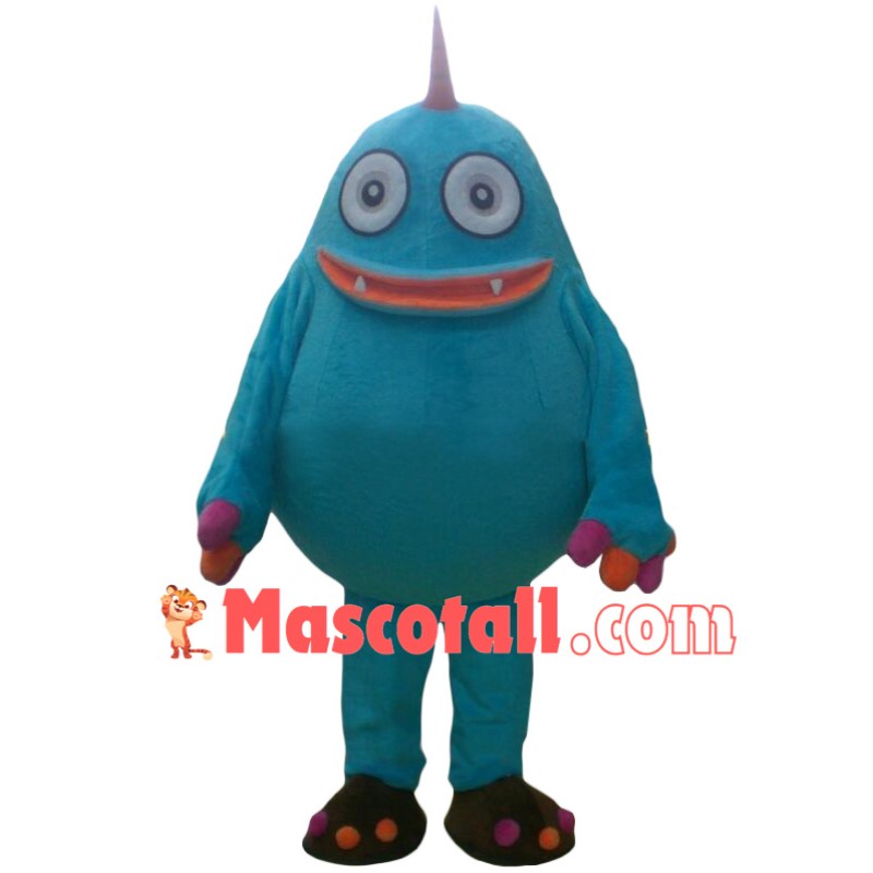 Blue Snow Monster Mascot Costume