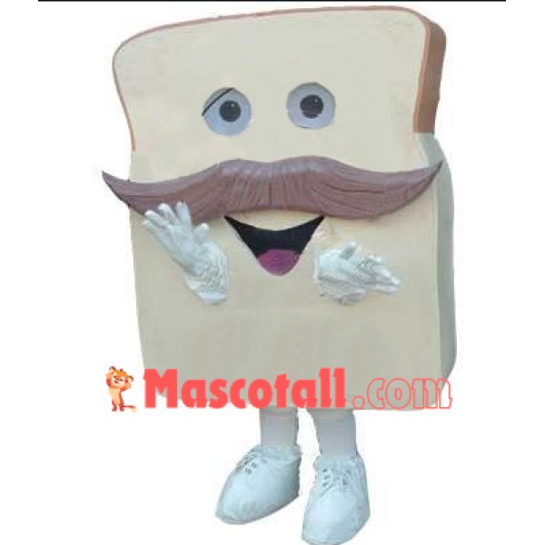 Happy Lightweight Bread Mascot Costume