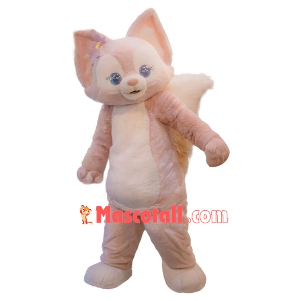 Pink Fox LinaBell Mascot Costume