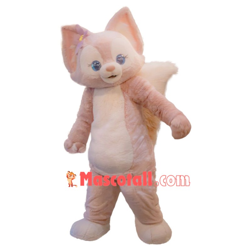 Pink Fox LinaBell Mascot Costume