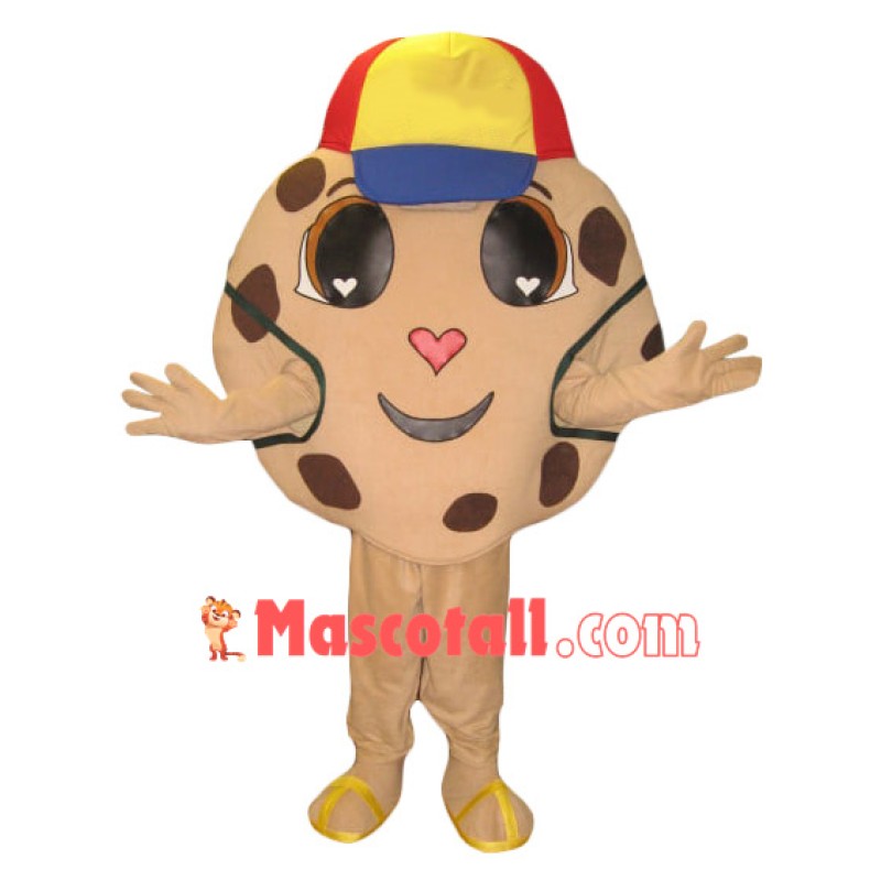 Friendly Cookie Mascot Costume