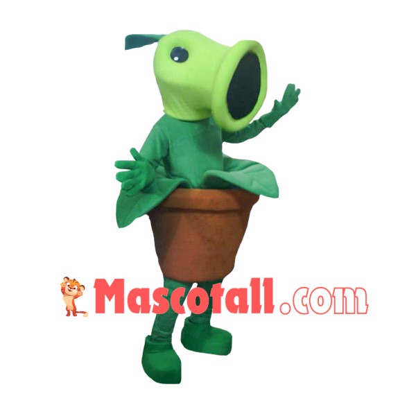 Peashooter Mascot Costume
