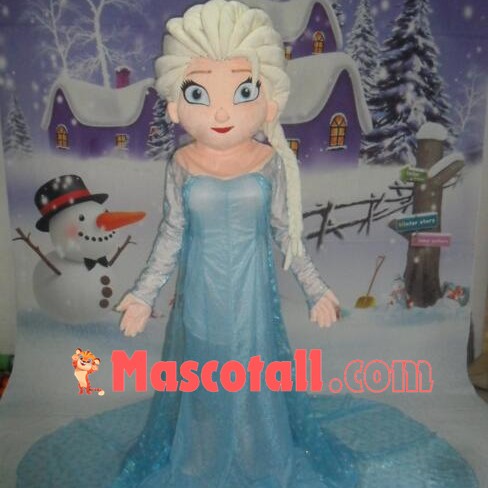Princess Elsa Mascot Costume