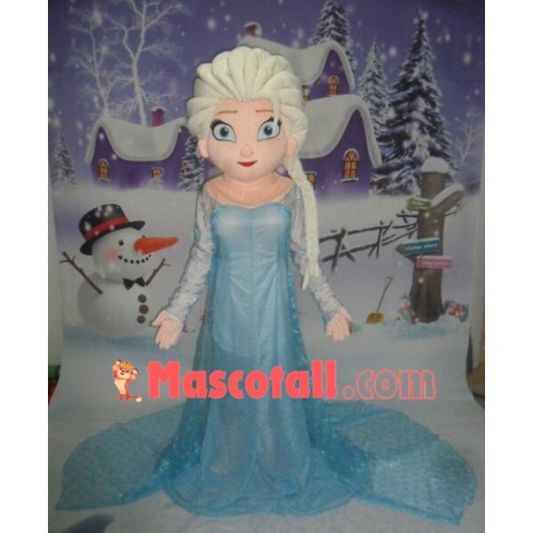 Princess Elsa Mascot Costume